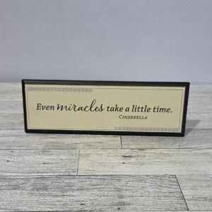 Disney Hallmark Cinderella Quote Sign